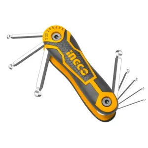 Ingco 8 Pieces Ball Point Pocket Hex Keys - HHK14082