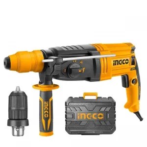 Ingco 950W Rotary Hammer with Chuck Key & SDS Plus – RGH9528-2