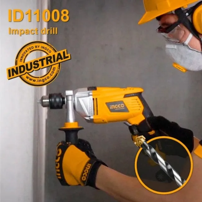 Ingco Hammer Impact Drill 13mm | 1100W | Variable Speed - ID11008