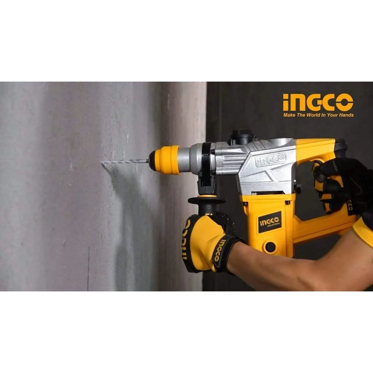 Ingco Heavy Duty Rotary Hammer Drill | 1050W | 20mm Chuck - RH10508