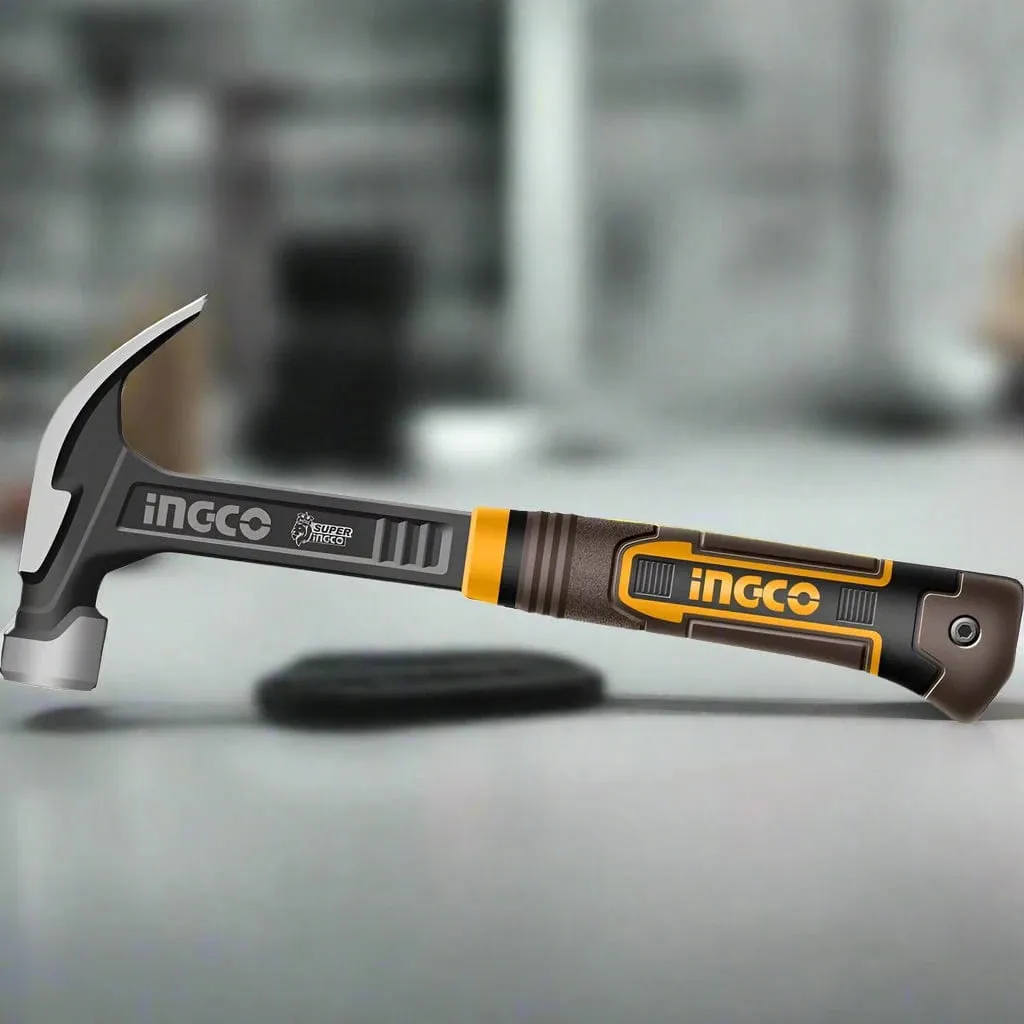 Ingco Metal Front Claw Hammer 450g - HCH81016L