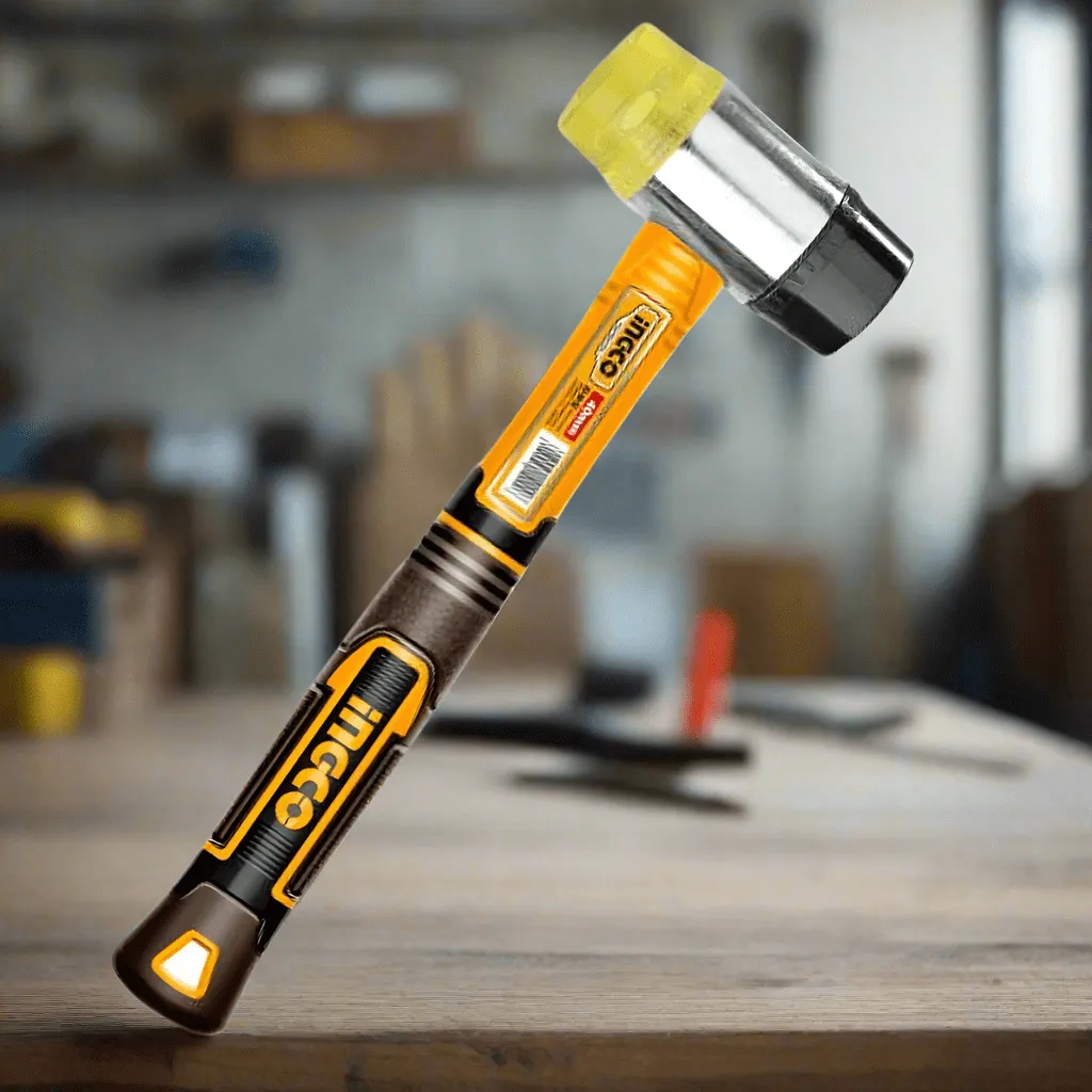 Ingco Rubber Hammer With Fiberglass Handle - HRUH8940