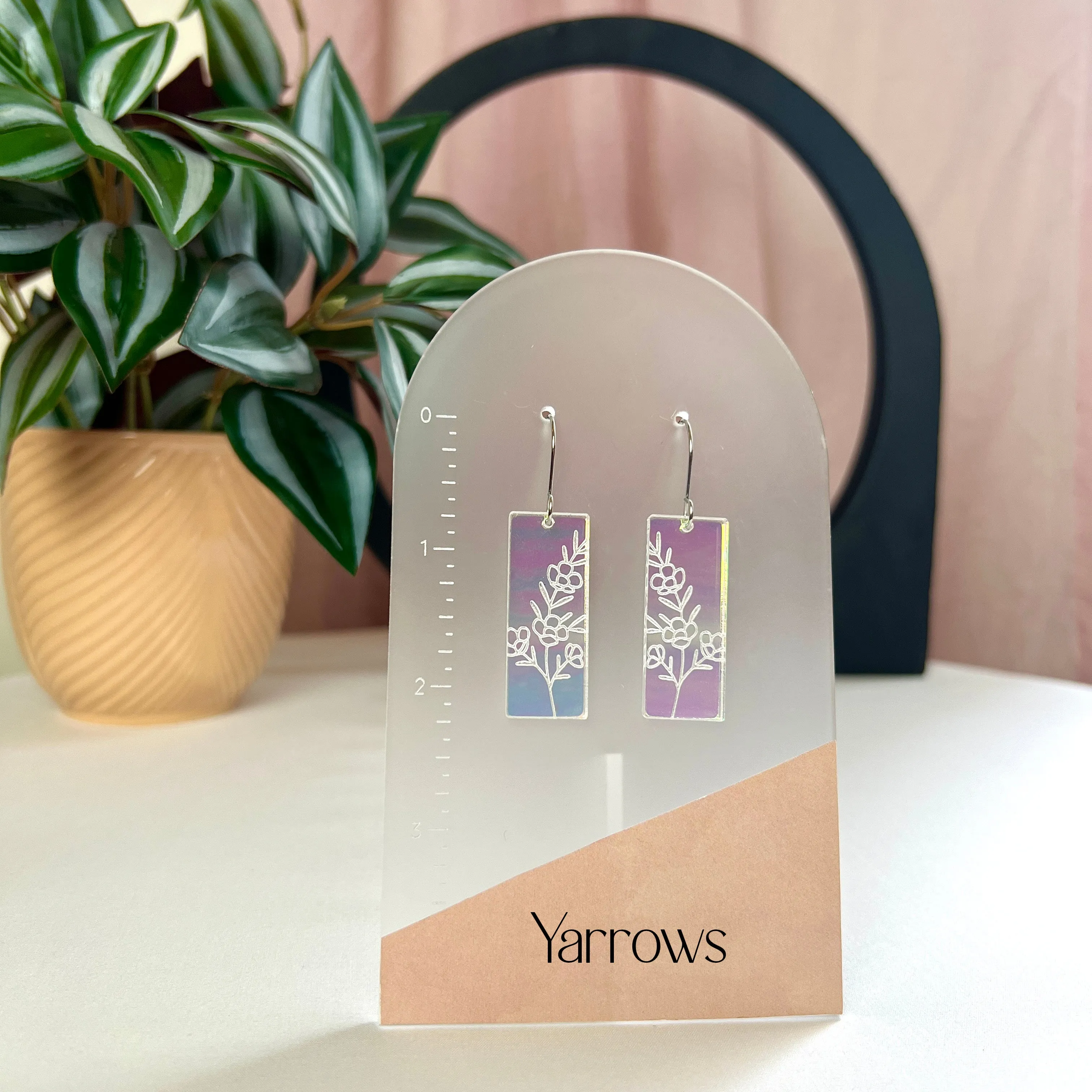 Iridescent Wildflower Earrings