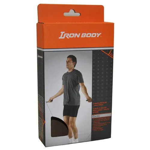 Iron Body Fitness | Wire Cable Speed Jump Rope