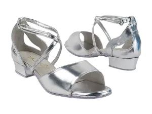 J Sandal Silver Leather
