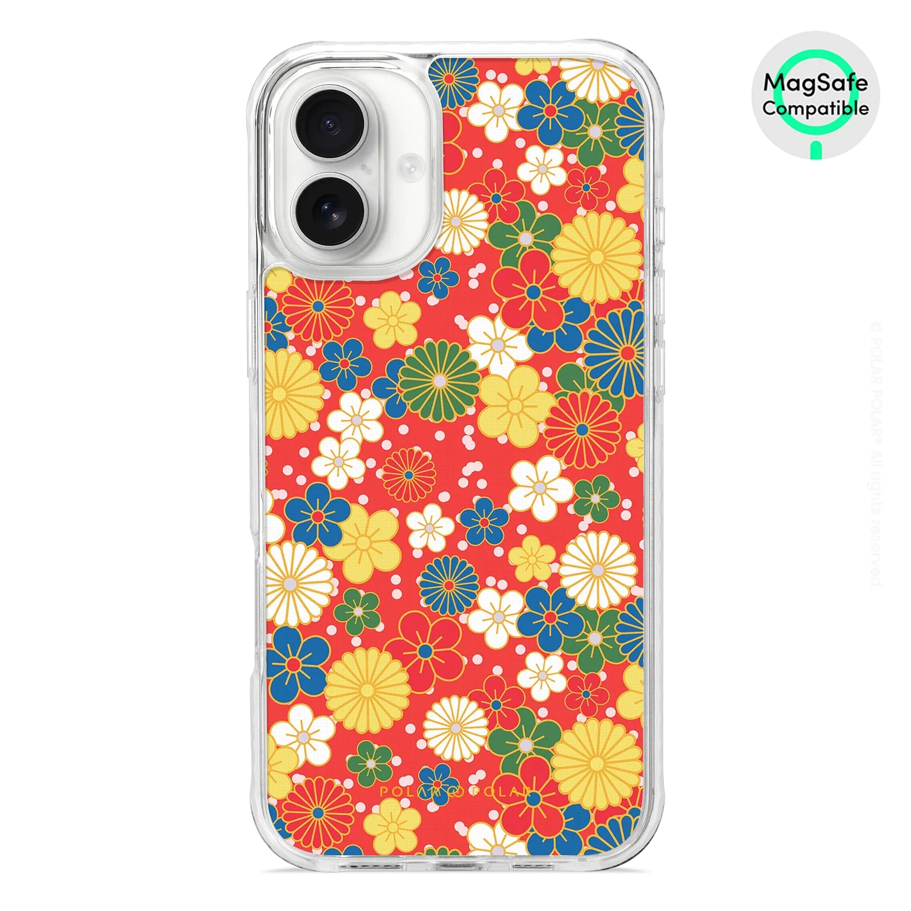 Japan Blossoms - iPhone 16 Plus Clear Bumper MagSafe Case