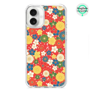Japan Blossoms - iPhone 16 Plus Clear Bumper MagSafe Case