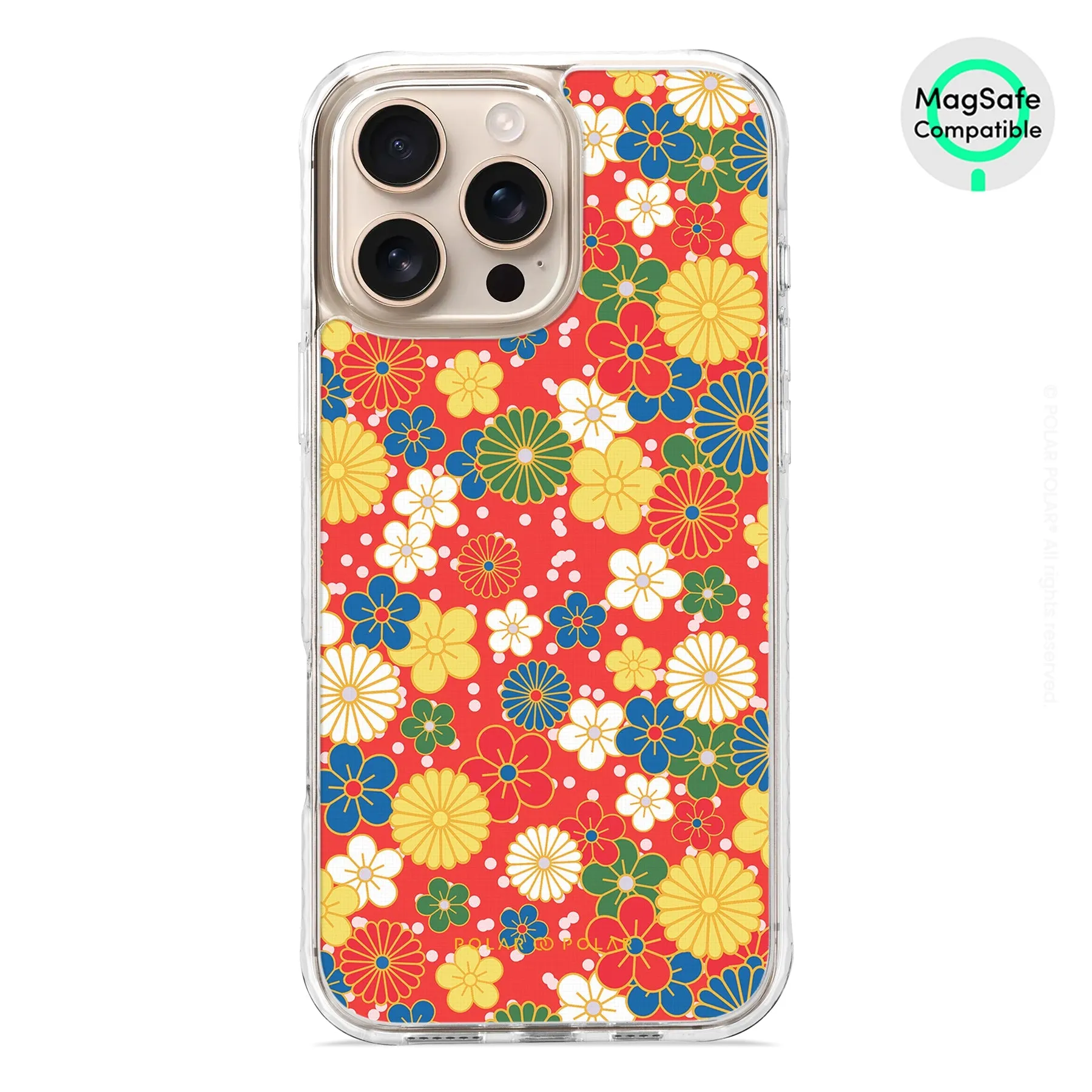 Japan Blossoms - iPhone 16 Pro Max Clear Bumper MagSafe Case