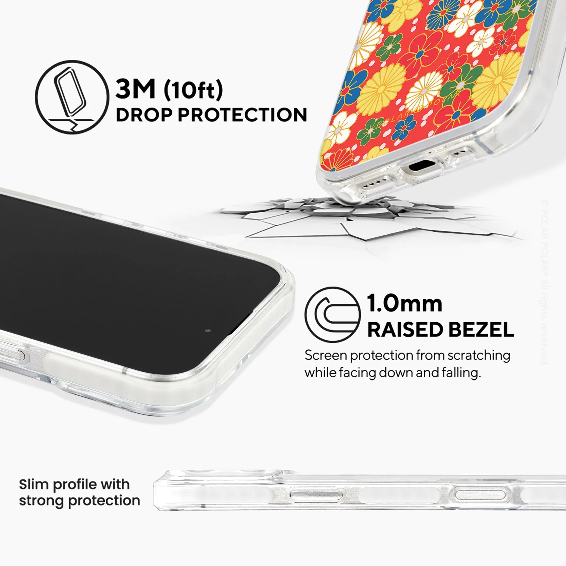 Japan Blossoms - iPhone 16 Pro Max Clear Bumper MagSafe Case