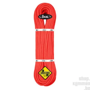 Joker (9.1mm, 80m) - unicore drycover, orange, climbing rope