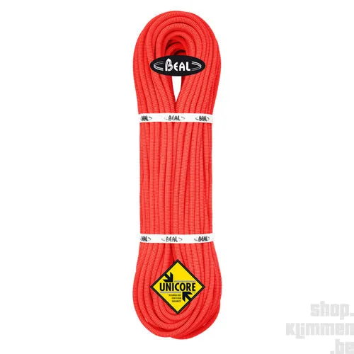 Joker (9.1mm, 80m) - unicore drycover, orange, climbing rope