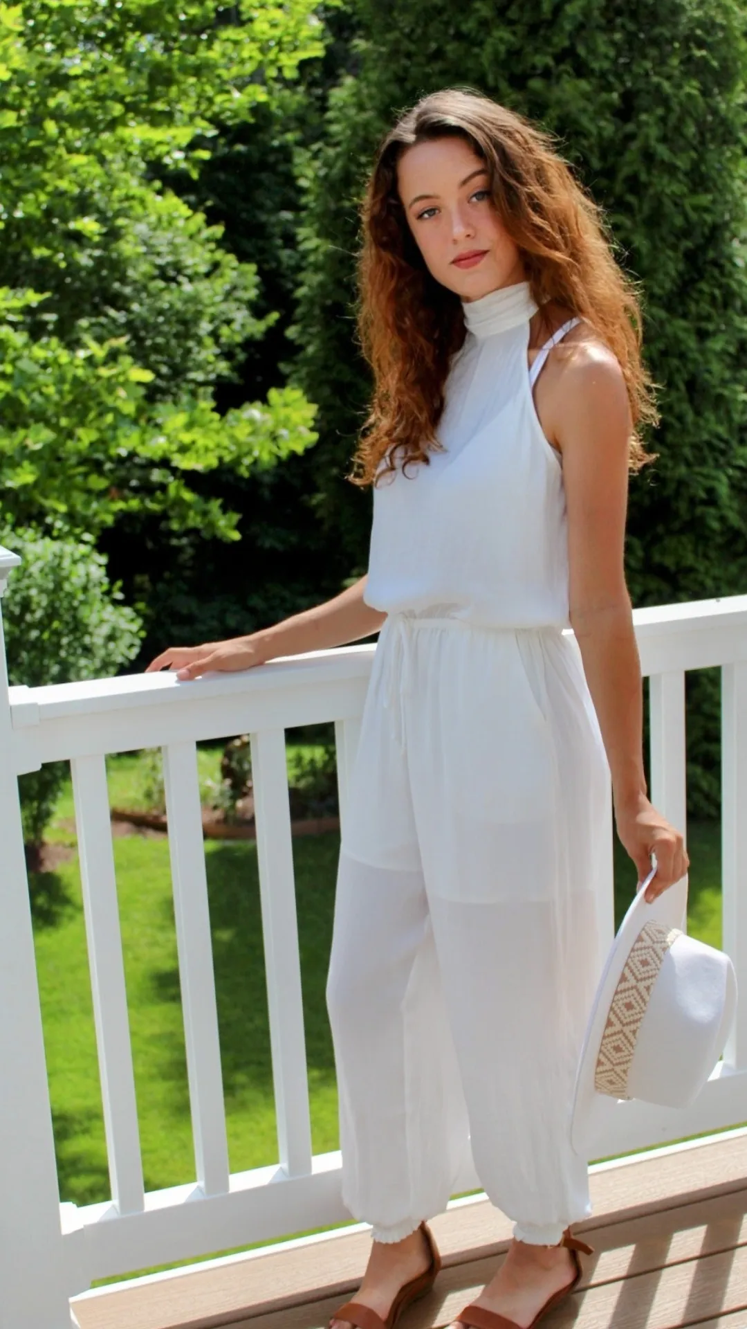 Jump Into Vacay White Jumpsuit