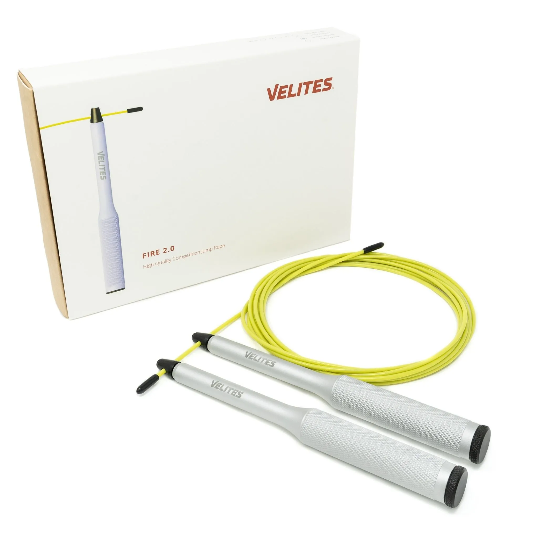 Jump Rope Fire 2.0 Silver Customizable