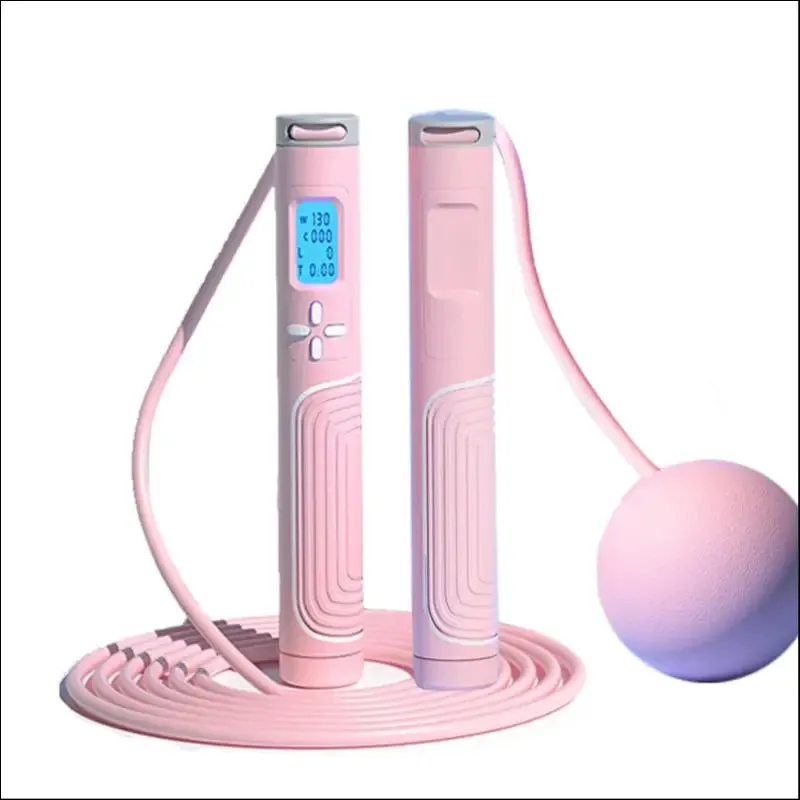 Jump rope tangle-free rapid speed jumping rope cable with digital counter steel skipping rope gym