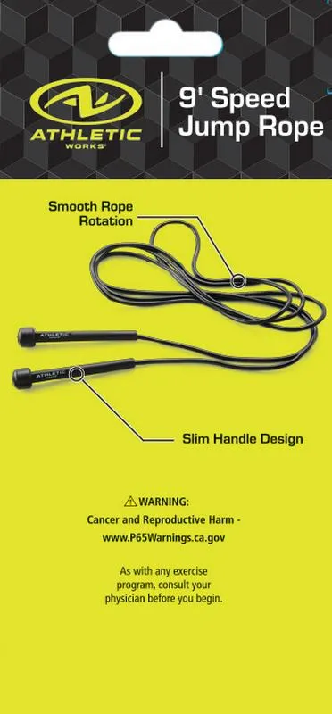 Jump Rope with Light Weight Handles for Maximum Performance