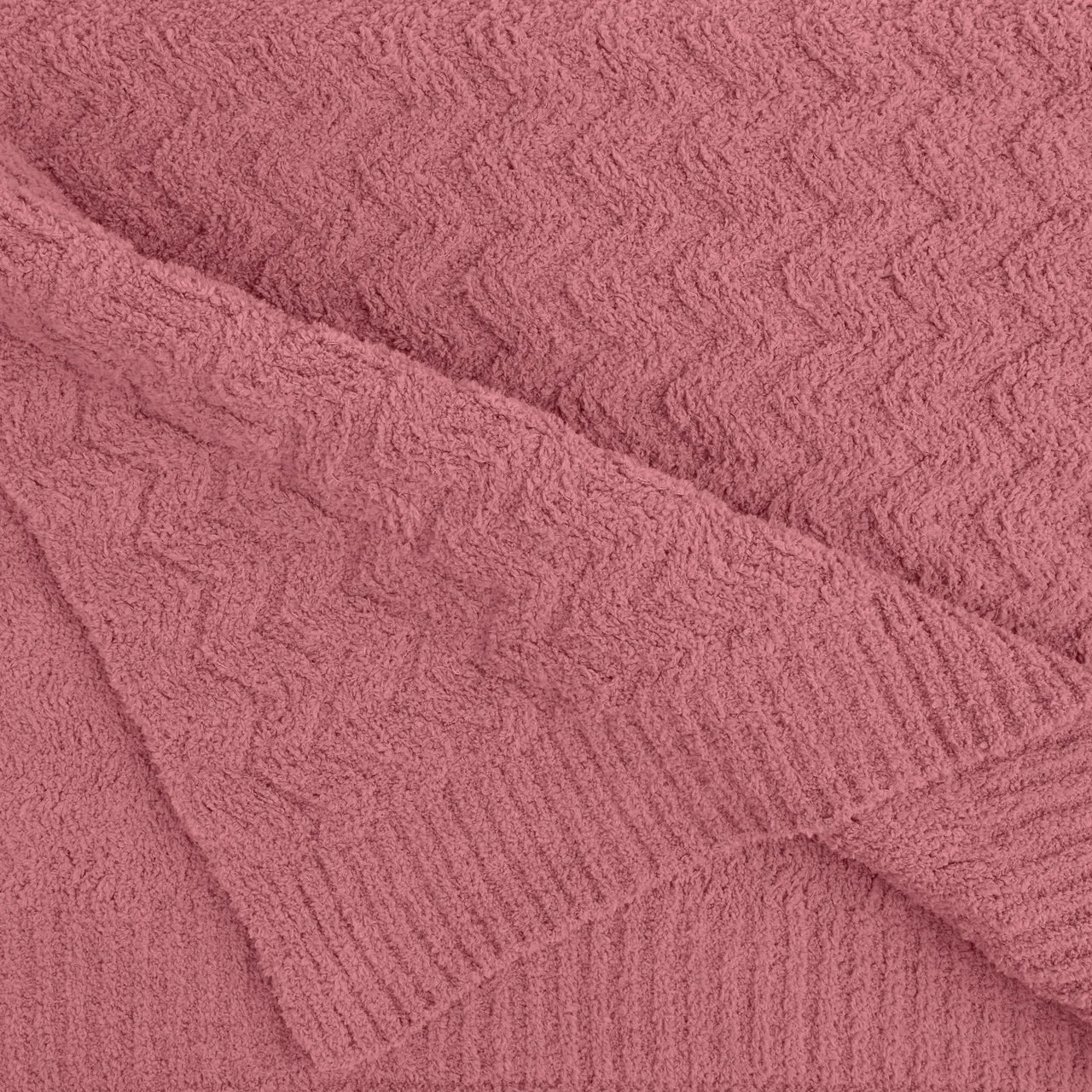 Kashwere Limited Edition Wave Rosewood Cozy Throw Blanket