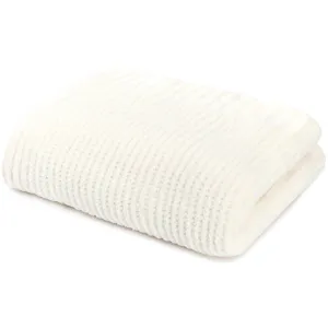 Kashwere Ultra Plush Creme Waffle Weave Throw
