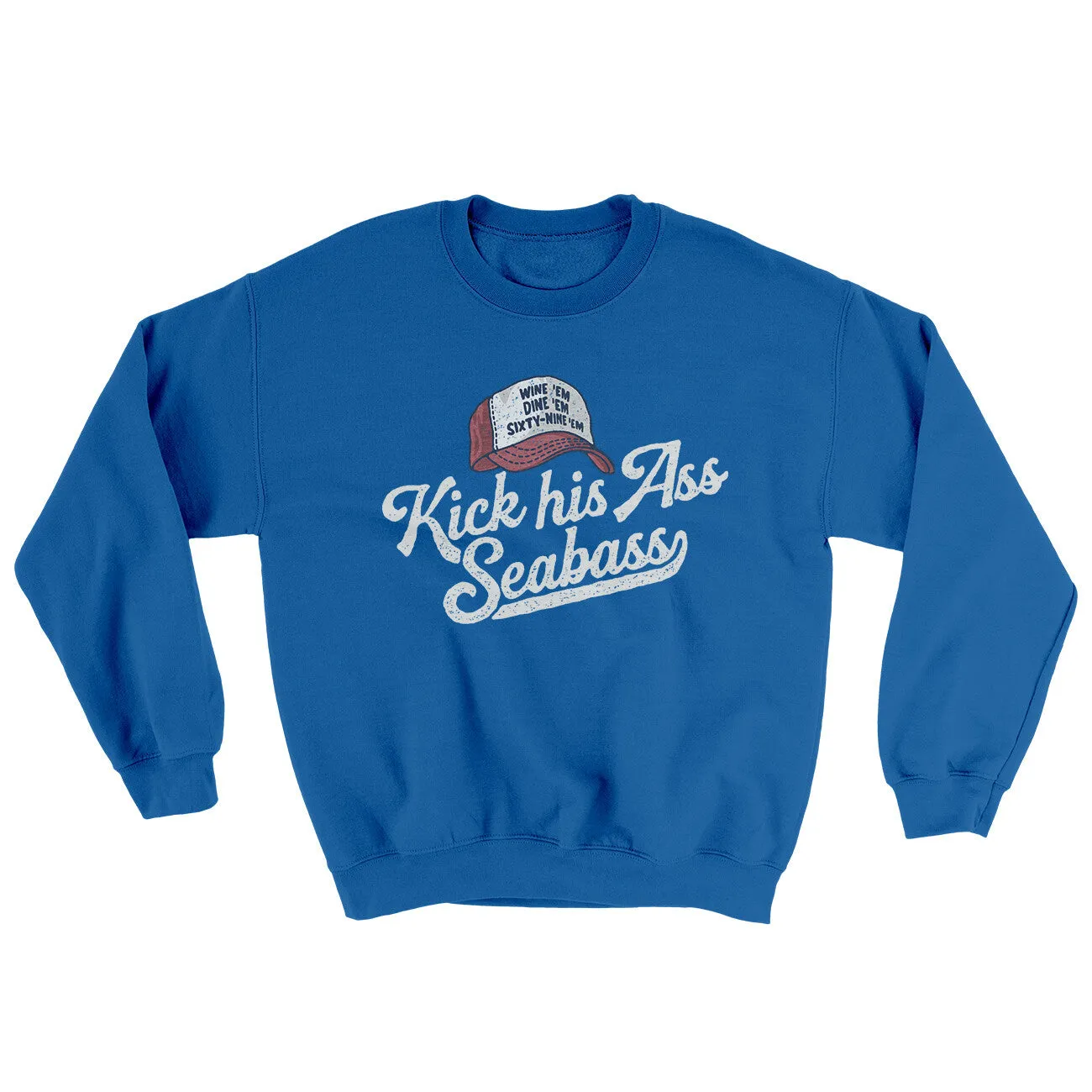 Kick His Ass Seabass Ugly Sweater