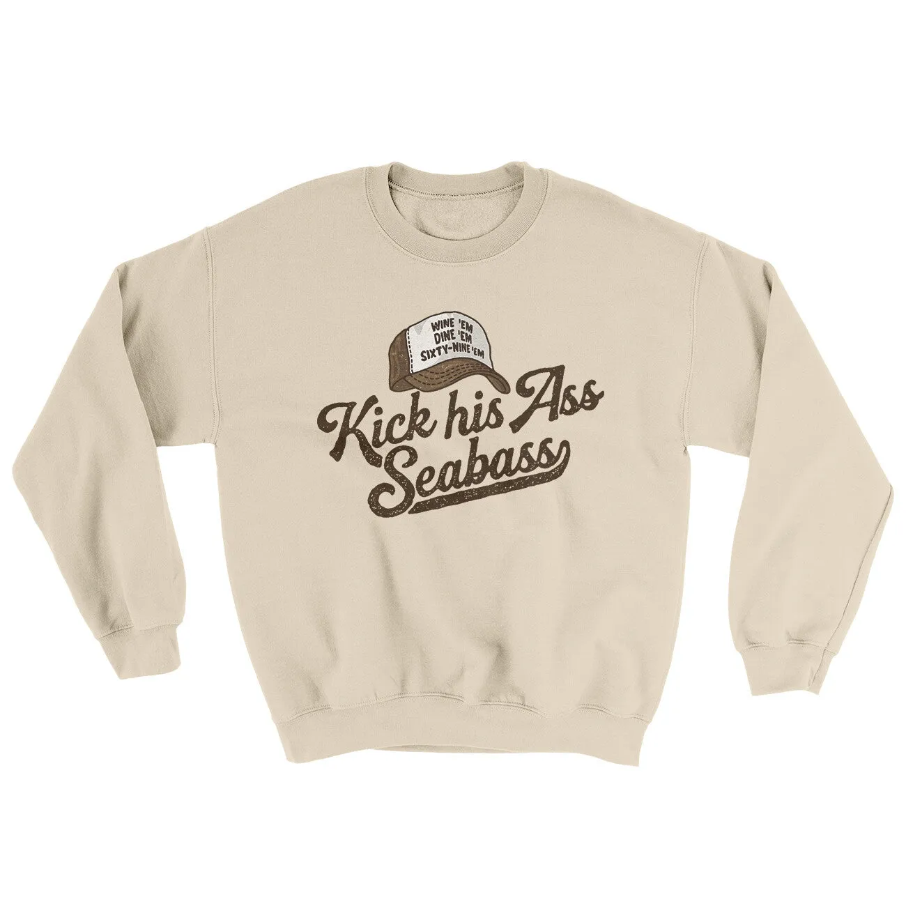 Kick His Ass Seabass Ugly Sweater