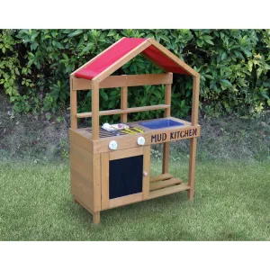 Kid's Mud Kitchen Brown