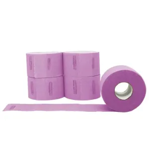 L3VEL3© NECK STRIP PAPER 5 ROLLS COLOR PINK