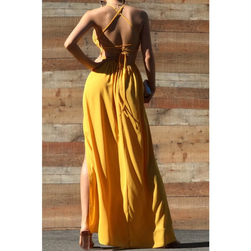 LACE MAXI DRESS