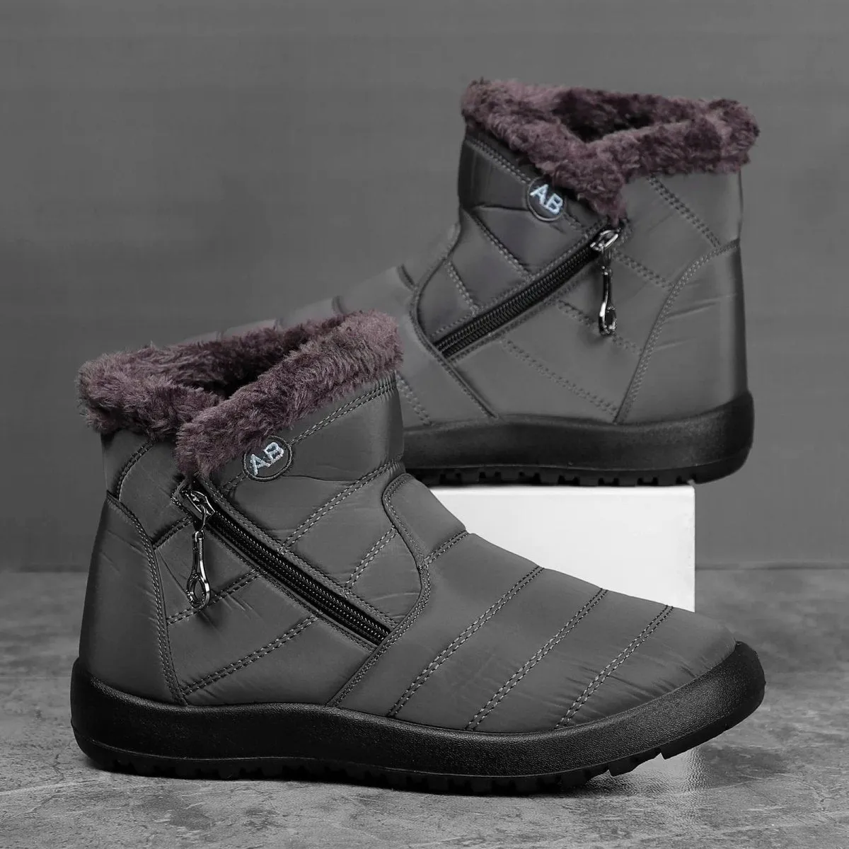 Ladies Thermal Wellington Boots with Fleece Lining – Non-Slip Sole for Cold Weather & Outdoor Activities"