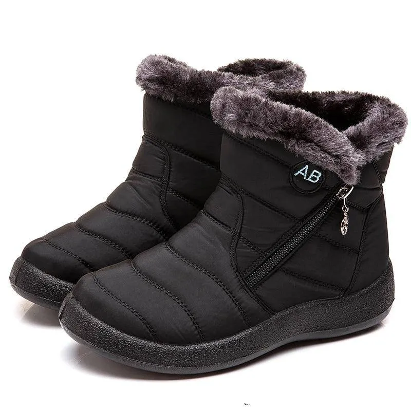 Ladies Thermal Wellington Boots with Fleece Lining – Non-Slip Sole for Cold Weather & Outdoor Activities"