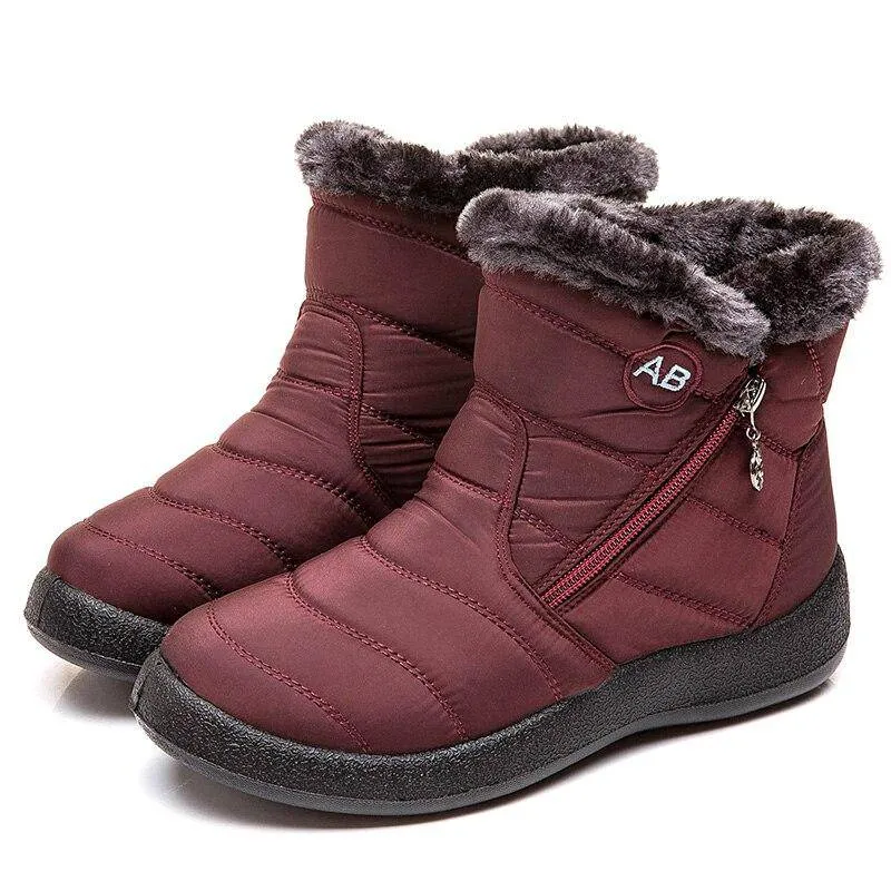 Ladies Thermal Wellington Boots with Fleece Lining – Non-Slip Sole for Cold Weather & Outdoor Activities"