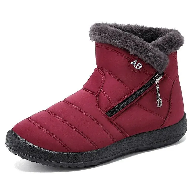 Ladies Thermal Wellington Boots with Fleece Lining – Non-Slip Sole for Cold Weather & Outdoor Activities"