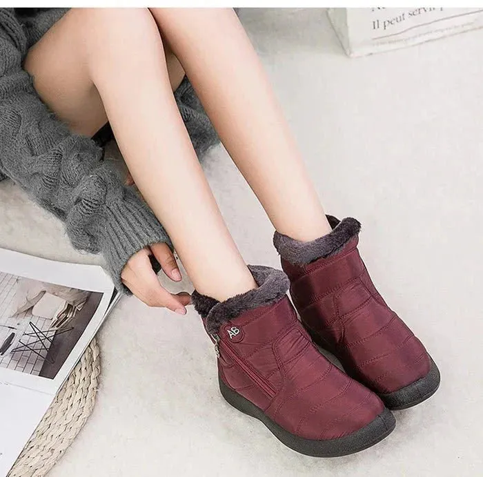 Ladies Thermal Wellington Boots with Fleece Lining – Non-Slip Sole for Cold Weather & Outdoor Activities"