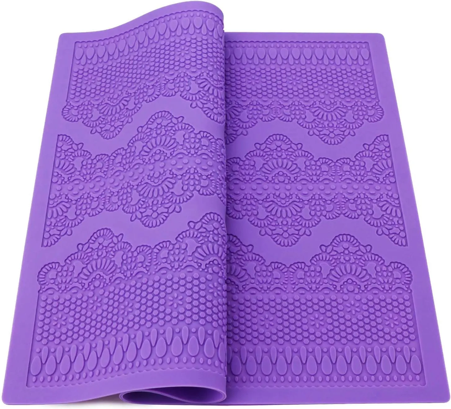 LARGE DAMASK LACE CAKE LACE MAT