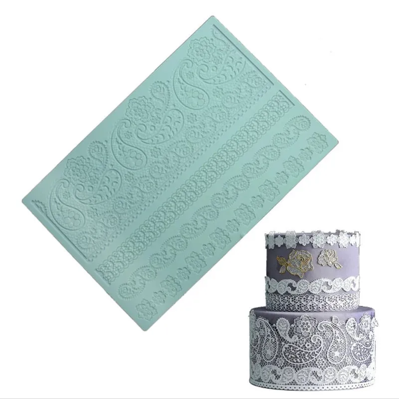 LARGE RANGOLI PATTERN CAKE LACE MAT (PINK)