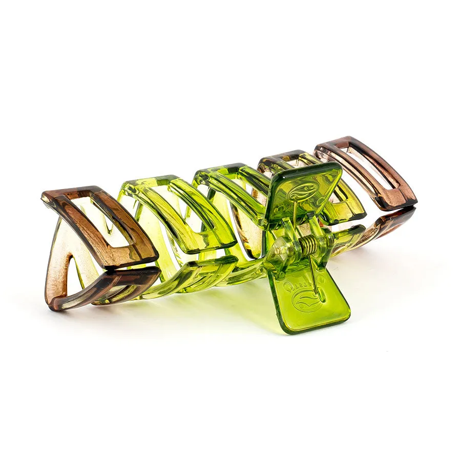 Large Two-Color Light Weight Plastic Hair Claw