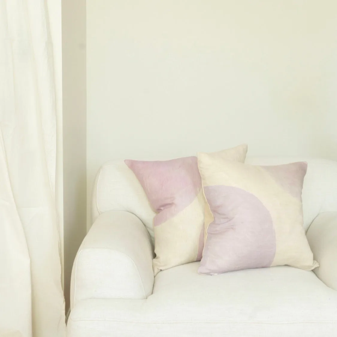 Lavender Collection Linen Pillow 18”x18”
