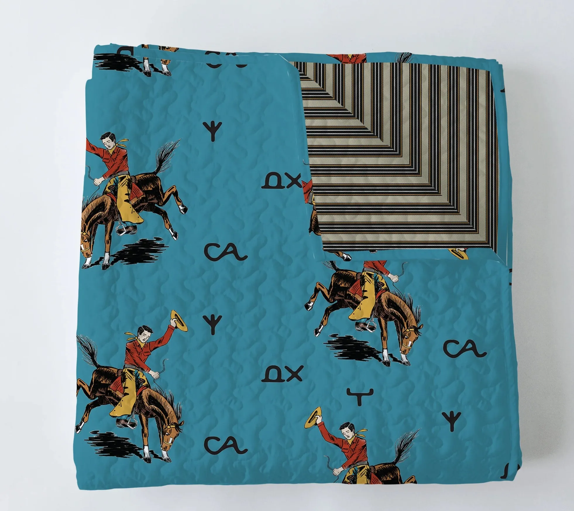 Lazy J Teal Twin Set