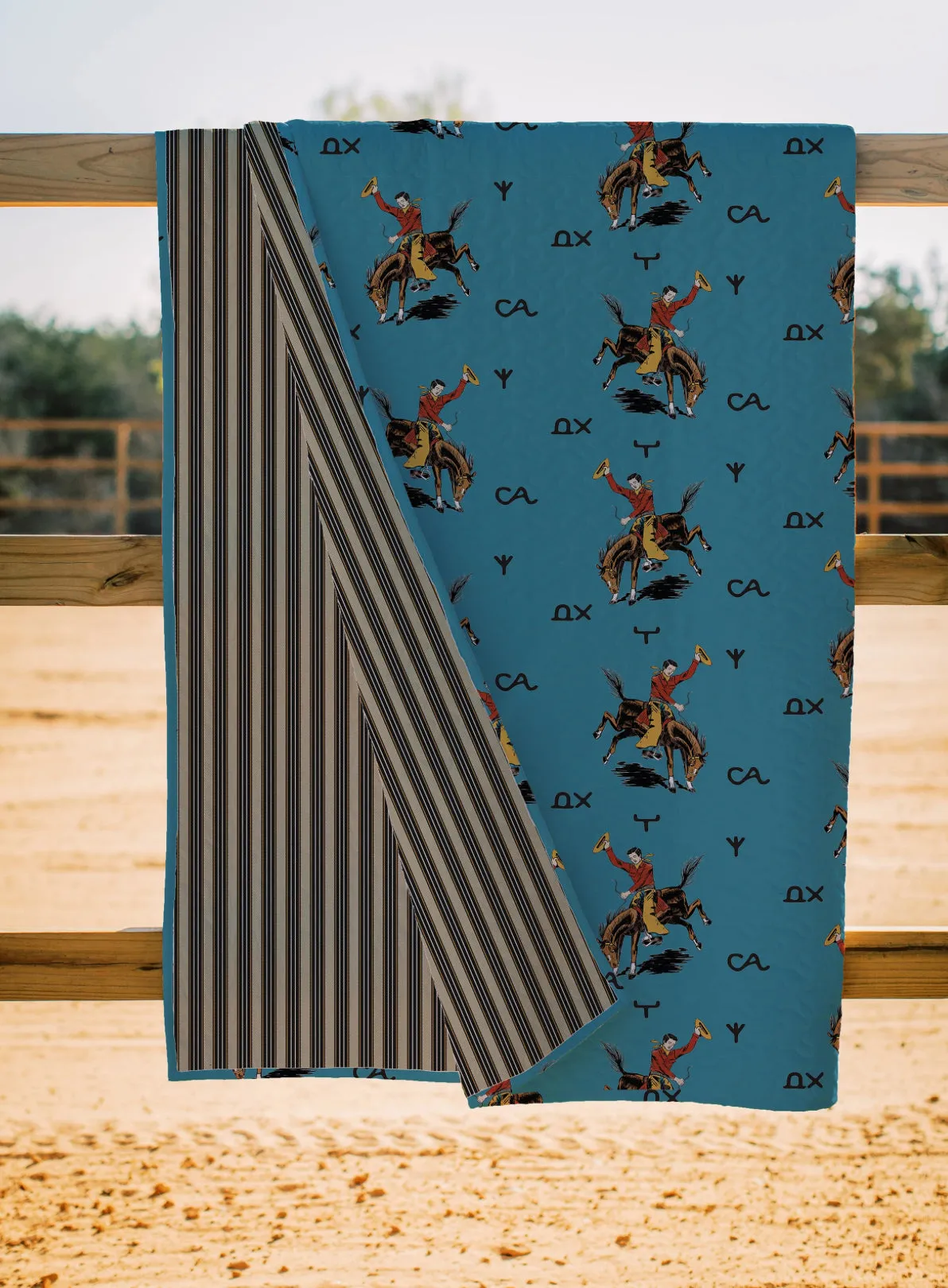 Lazy J Teal Twin Set