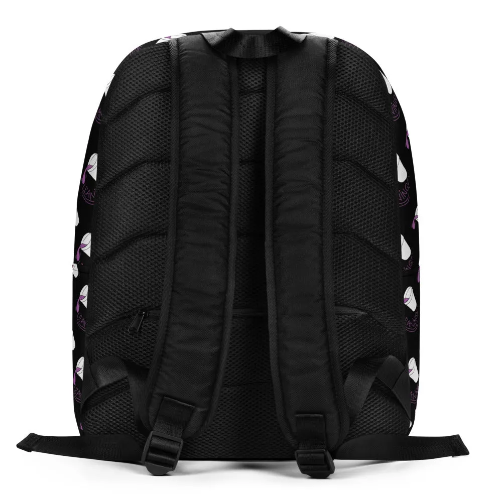 Leaning Drank Cup, Repeating Design, Black, Laptop Backpack (Remix)