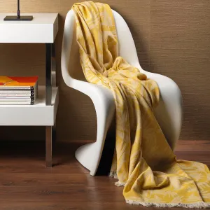 Lerwick Cotton Throw - Mustard