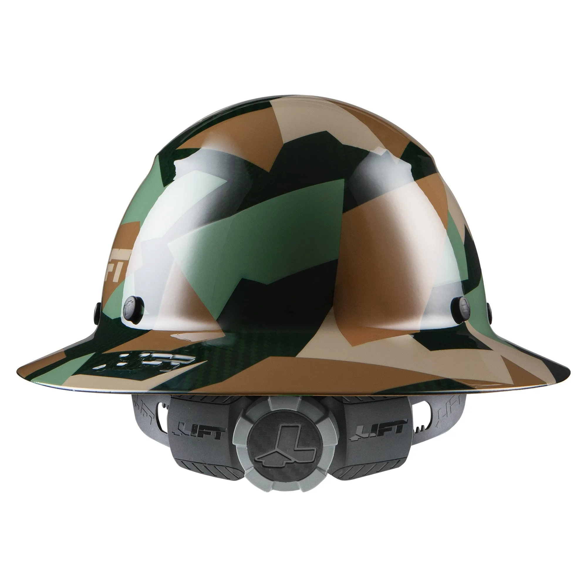 Lift DAX Jungle Carbon Fiber Camo Full Brim Hard Hat (each)