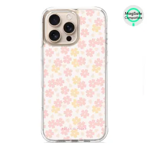 Light Pink Sakura - iPhone 16 Pro Max Clear Bumper MagSafe Case
