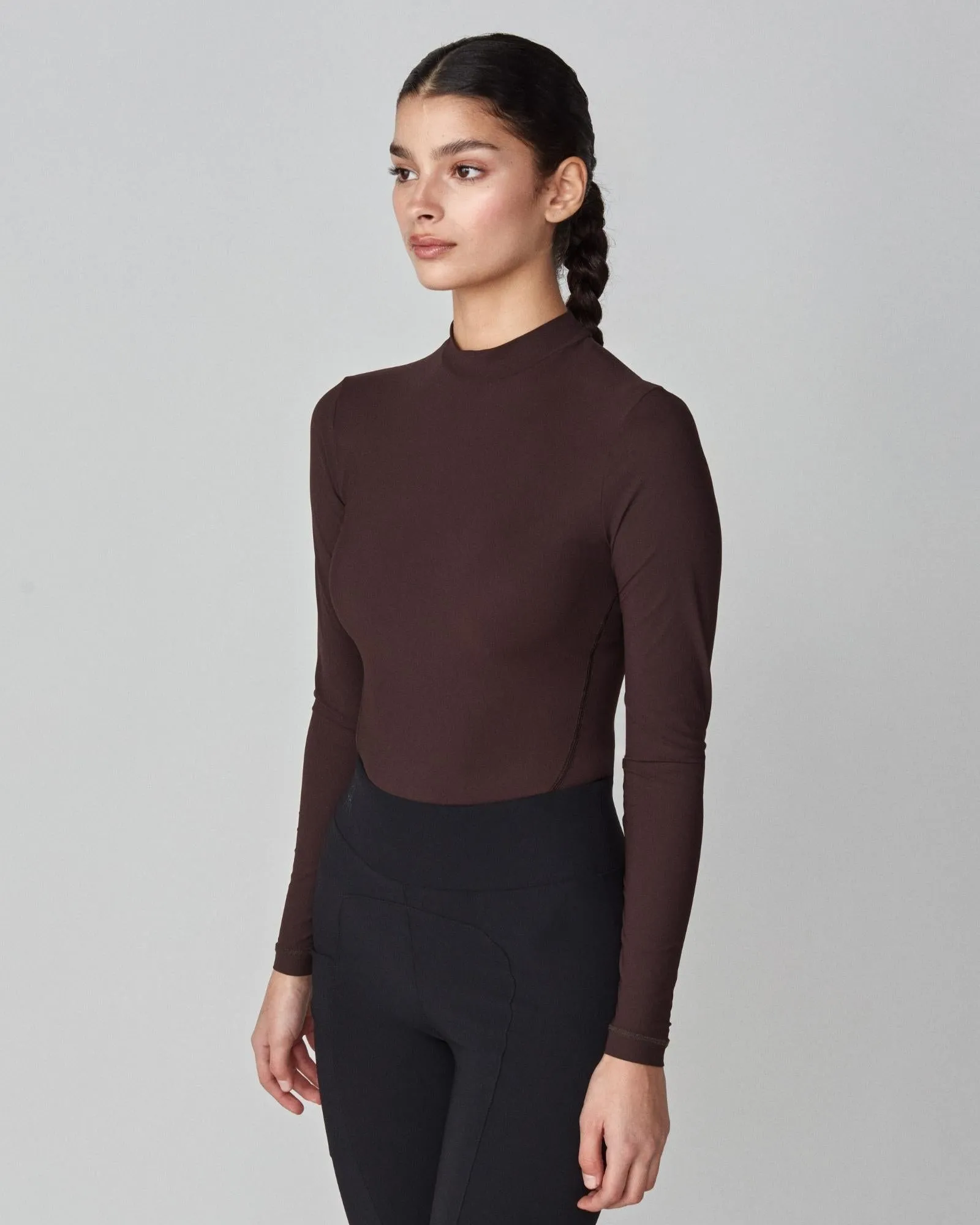 Lightweight Long Sleeve Dark Brown