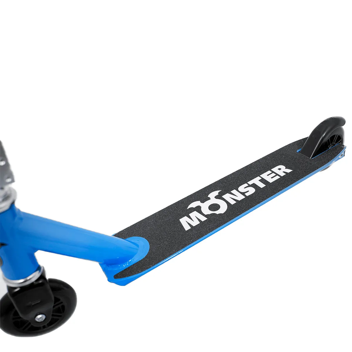 Lightweight Monster Pro Scooter with Aluminium Deck| Push, Kick & Jump Stunt Scooter | Blue
