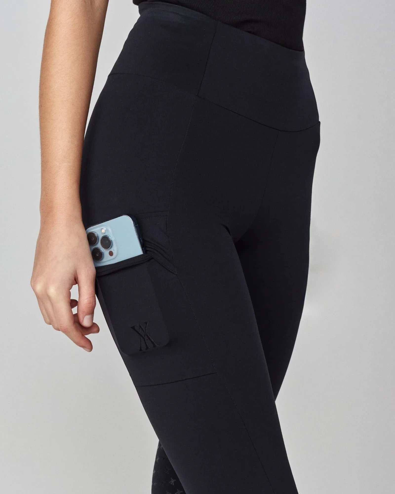 Lightweight Riding Breeches Black
