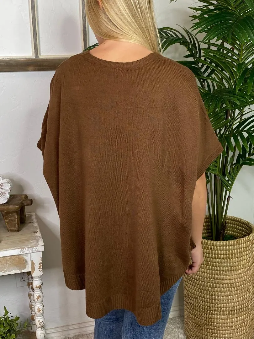 Lightweight Sweater Top in 4 Colors - Batwing Style