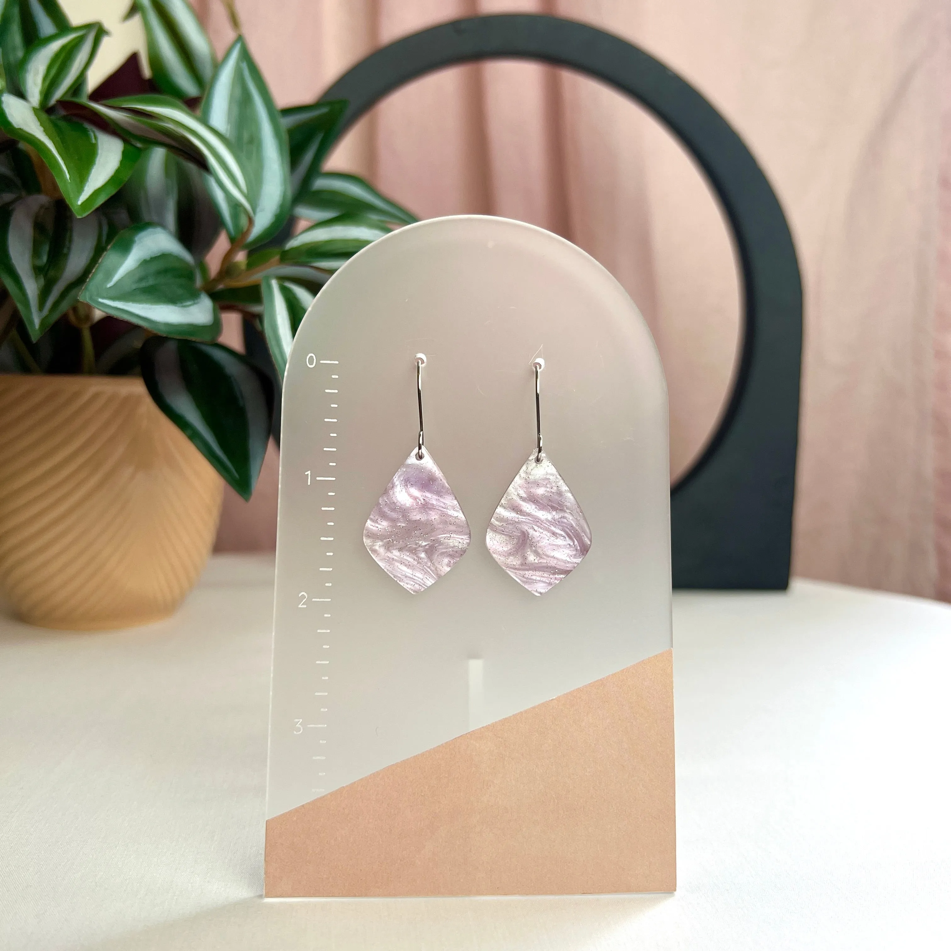Lilac Sky Drop Earrings