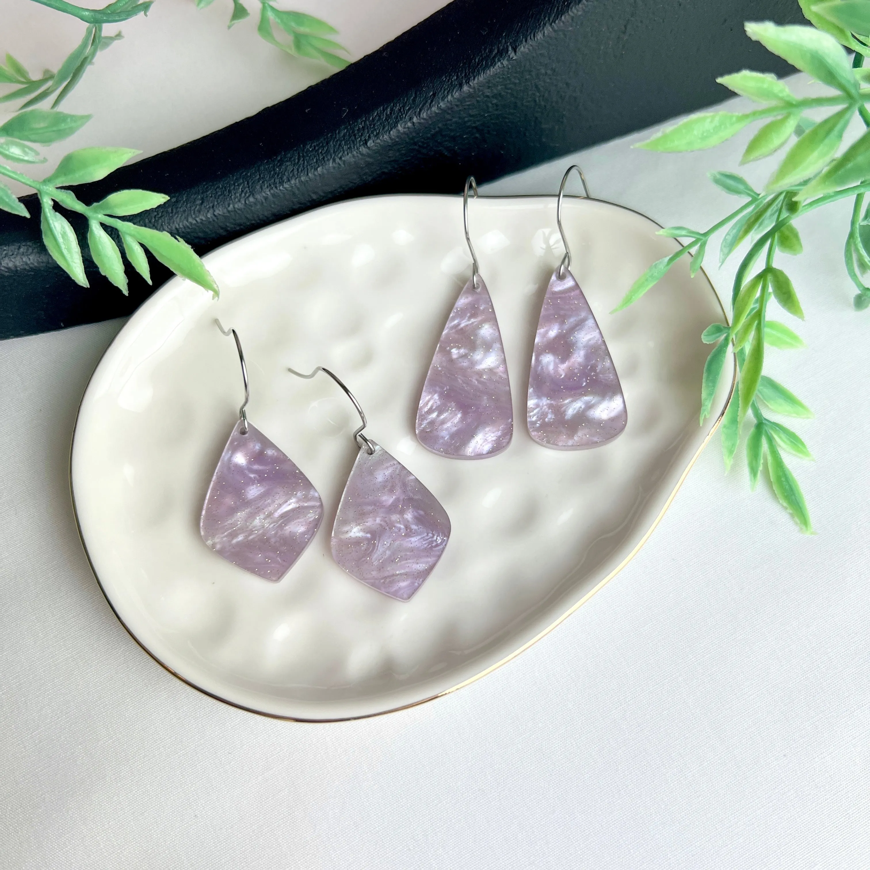 Lilac Sky Drop Earrings