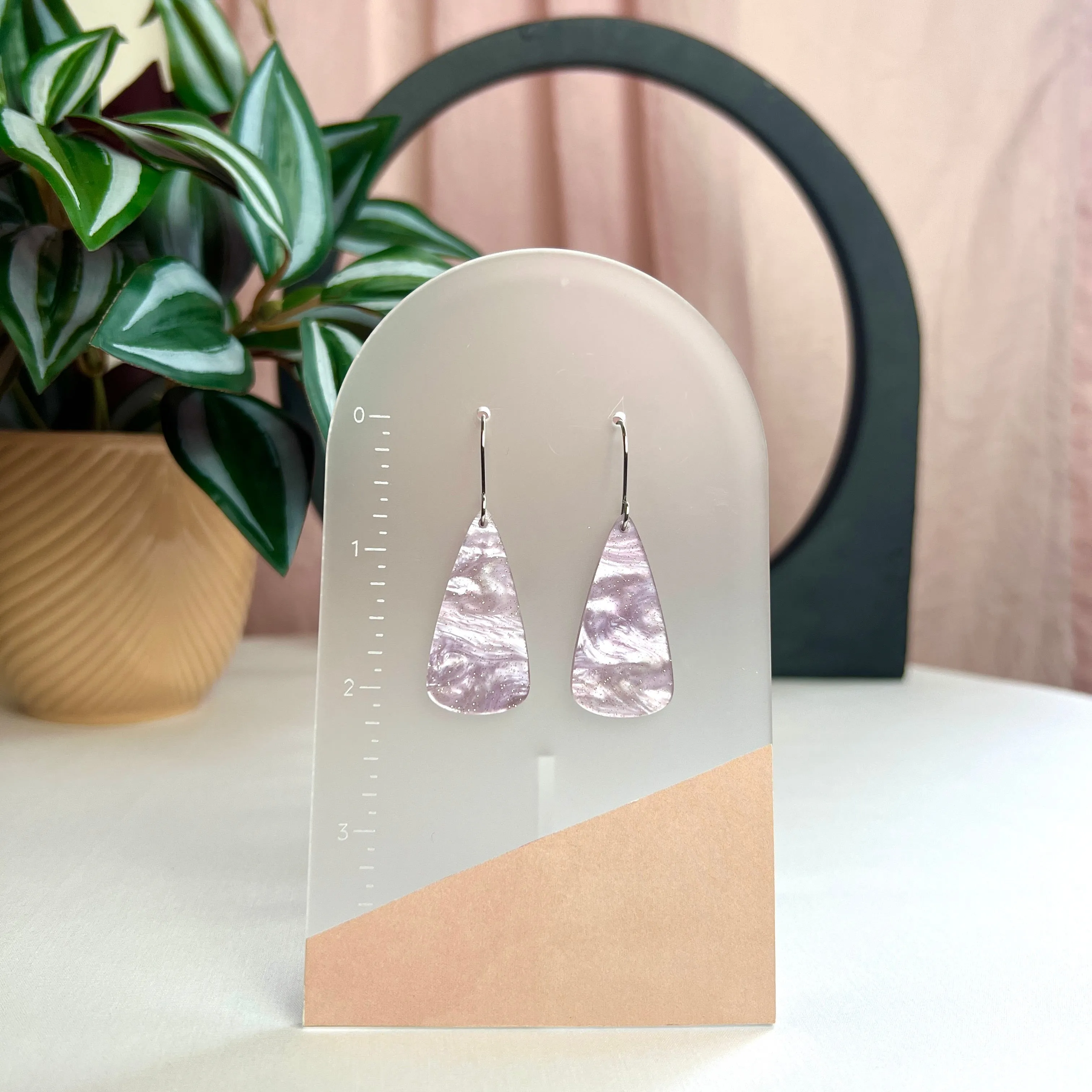 Lilac Sky Drop Earrings