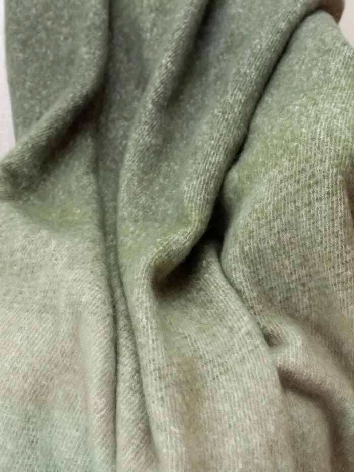 Linen House Embrace Throw 140x180cm Eucalyptus