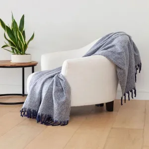 Linen House Embrace Throw 140x180cm Ocean